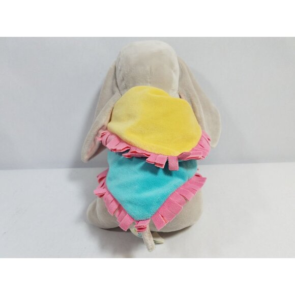 Disney Swaddle Baby Dumbo lot of 2 fringe blanket Lovey Babies Plush 10” Elephan - Picture 3 of 16